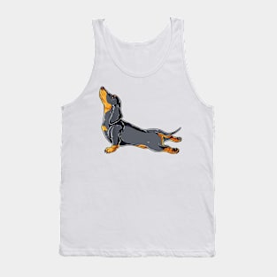 Dachshund Yoga Pose Tank Top